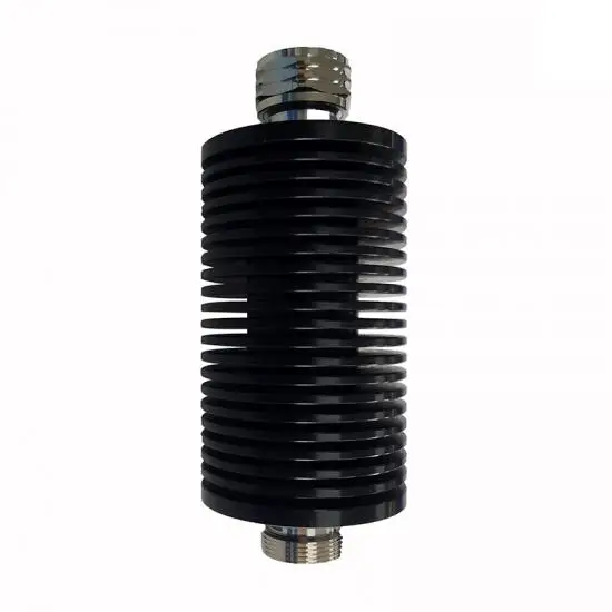 50W DC-6GHz 6dB RF Coaxial Fixed Attenuator with Din Connectors