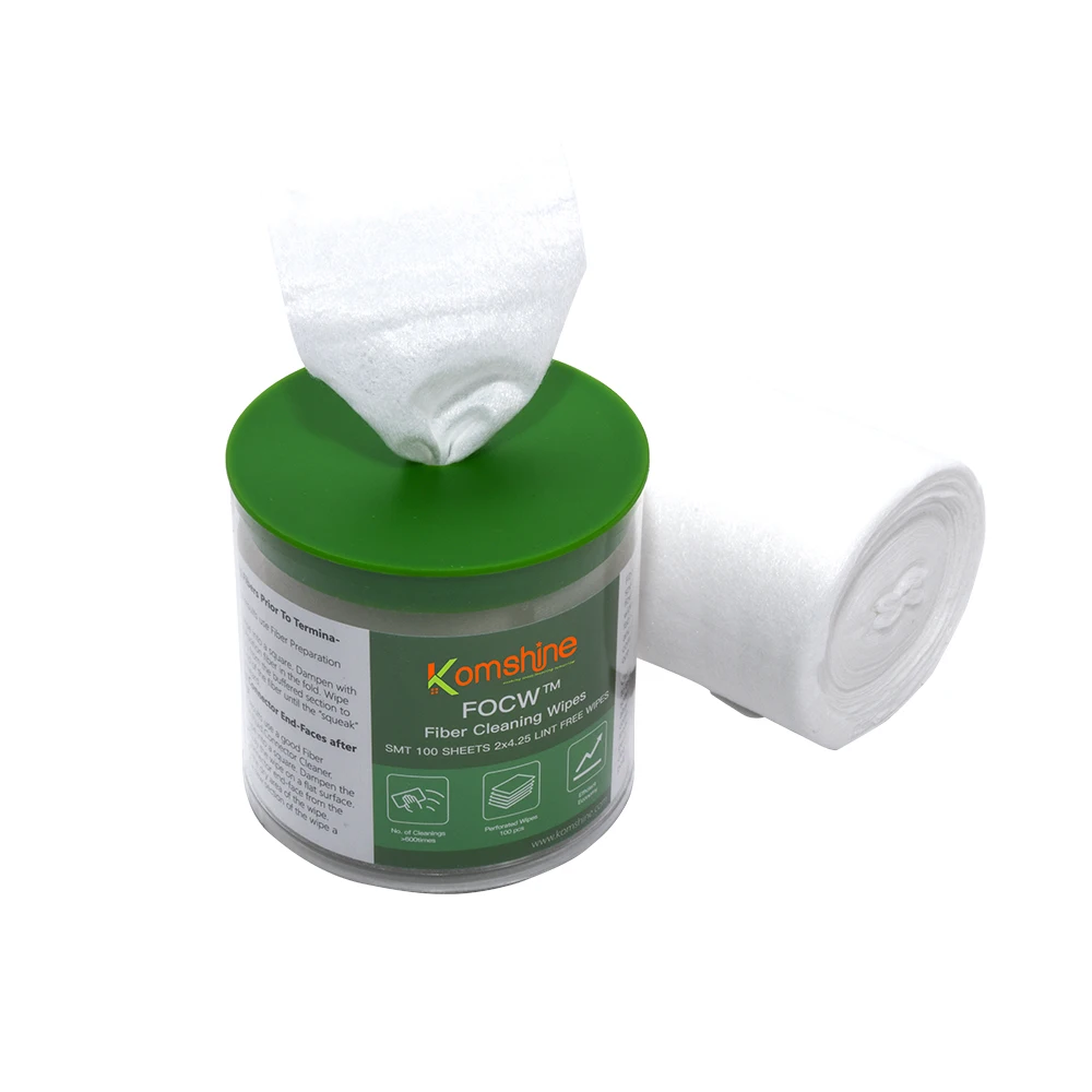 Qingdao APT  Kimtech Fiber Optic Cleaning Stickler Cleaning Fiber Optic  Optical Fiber Cleaning Wipes-boxintelecom