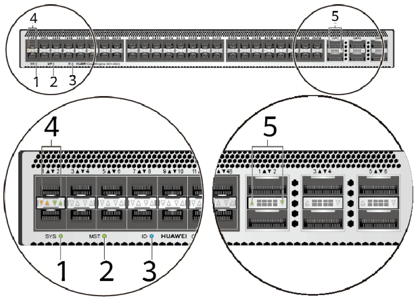 NEW CE6881H-48S6CQ 48*10GE RJ45 Gigabit Optical Port Network Switch