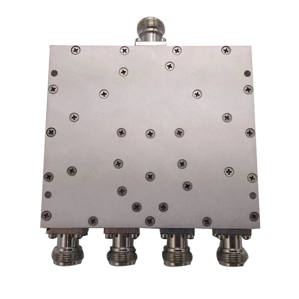 RF 694-3800MHz 4 Way Power Splitter 50W Wilkinson Power Splitter RF Power Divider Low PIM 