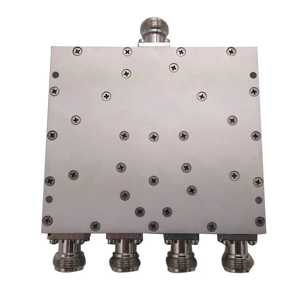RF 694-3800MHz 4 Way Power Splitter 50W Wilkinson Power Splitter RF Power Divider Low PIM 