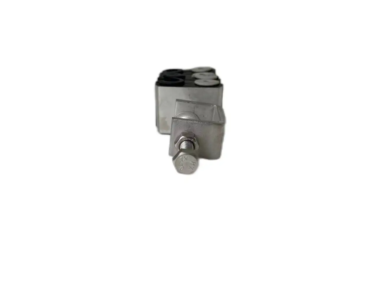Double-Hole Stainless Steel Clamp for Fiber Optic and Power Cable Telecom Parts-boxintelecom