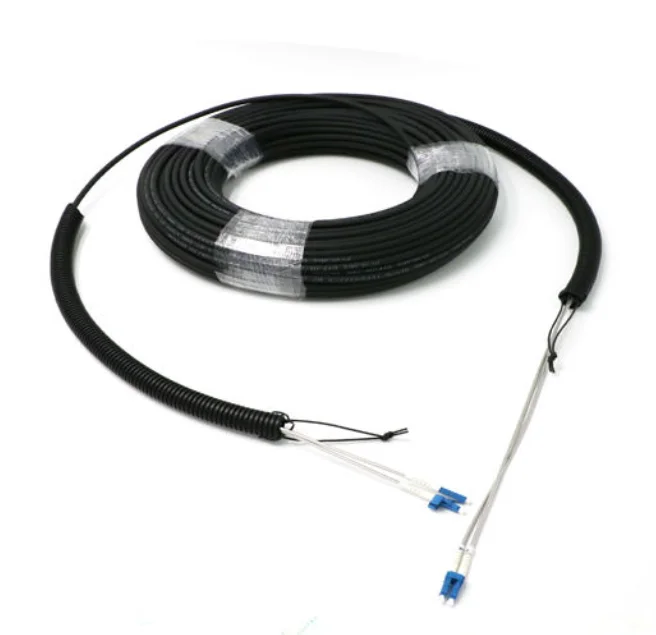 Optical Cable Assembly DLC/PC to DLC/PC Multi-mode 2 Cores GYFJH-2A1a OM2 Armored Branch L