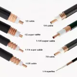 RF Feeder Cable Copper Aluminium Superflex 1/4" 3/8" 1/2" 7/8" 1 1/4" 1 5/8 50 Ohm Corruga