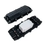 144 Core FTTX Fiber Optic Splice Closure 2-In/2-Out Joint Enclosure Optical Equipment