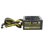 Julongfengbao 2000W ATX Power Supply 110V-240V Long Cables 4U Rackmount 6+2pin 6pin Interf