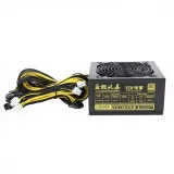 Julongfengbao 2000W ATX Power Supply 110V-240V Long Cables 4U Rackmount 6+2pin 6pin Interf