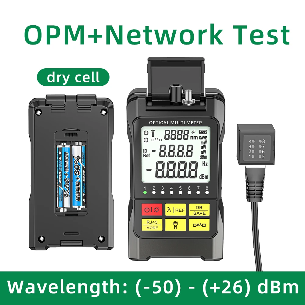 10 Wavelengths Optical Power Integrated Machine Optical Power Meter/red Light Source/network Testing/LED Lighting-boxintelecom