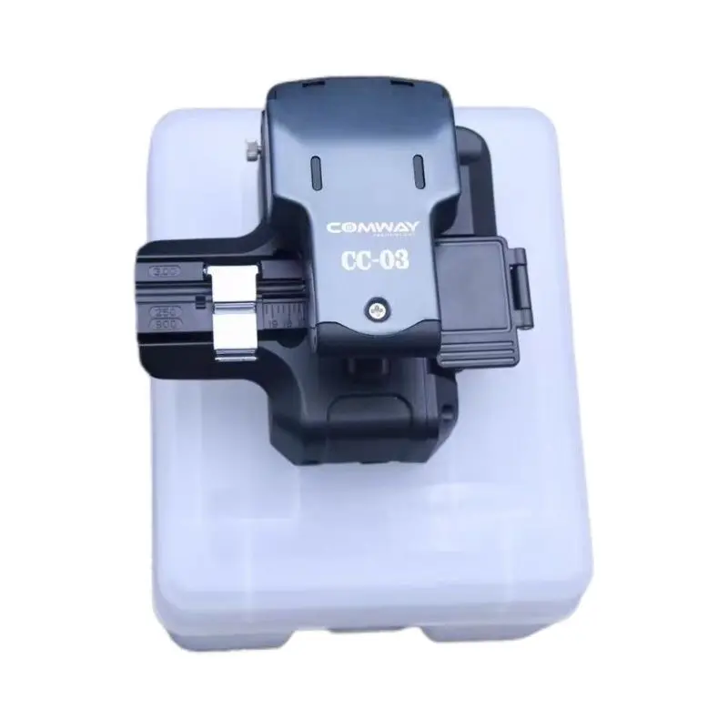 COMWAY CC-03 Precision Fiber Optic Cleaver Convenient One-Step Fusion Splicer with Conveni