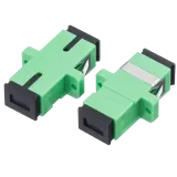 Single Core Fiber Optic Adapter Telecom Grade Optical Sc/Apc Coupler Flange Connector for 