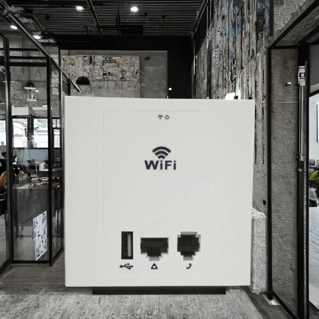 86 Wifi MT7620 Poe Access Point 300Mbps 2.4G New Soho Use Wireless Router with Firewall in Wall Mount-boxintelecom