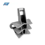 Optical Aluminum Alloy Mounting  Adss Cable Aluminium Universal Pole Bracket Pole Line Har
