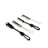 Ftth Fttx Tension Dead End Clamp Overhead Pole Optical Fiber Cable Accessories Drop Cable 