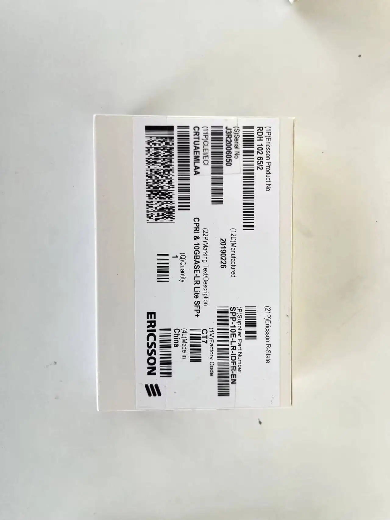 For 10G10KM 10GBE BIDI SFP+ FTTH Network Optical Transceiver RDH 102 65/2 65/3 70/2 70/1 80/1 80/2 Base Station 1 Year Warranty 2