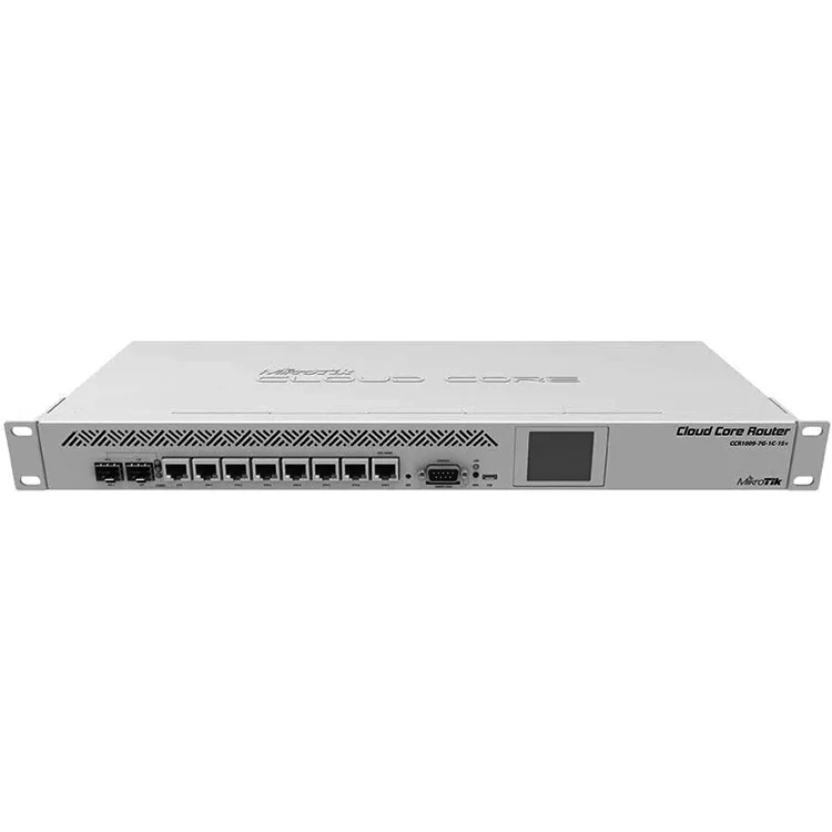 7x Gigabit Ethernet, 1x Combo Port Wireless Router CCR1009-7G-1C-1S+PC-boxintelecom