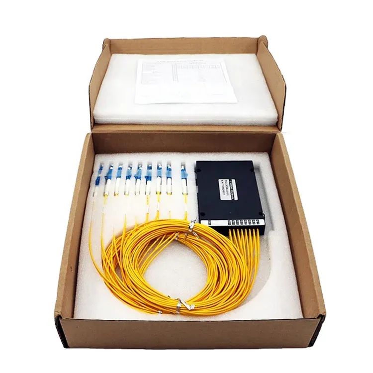 16CH Mux/Demux Optical CWDM, 0.9mm, LC/Upc Connector, ABS Box