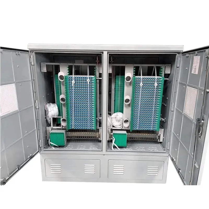 1152/1440 Core Outdoor 5G Ready FTTH FTTX Fiber Optic Distribution Box IP65 Waterproof SMC