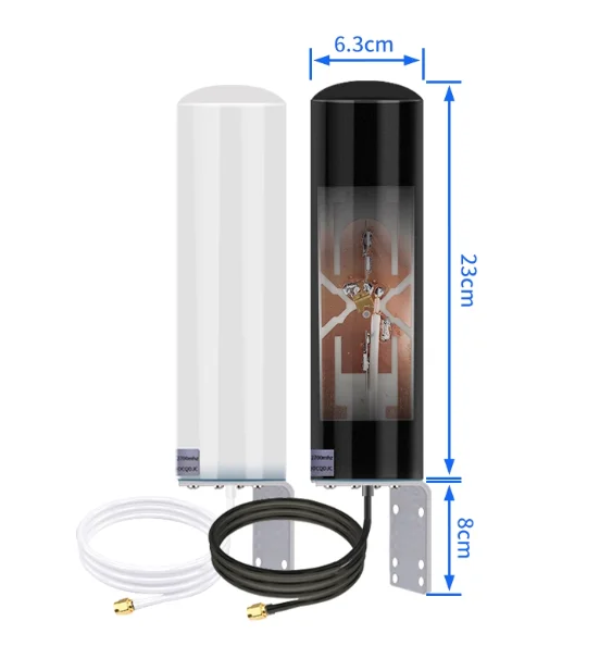 Barrel Antenna 12dBi /18dBi Professional Omnidirectional High Gain for Wireless Communicat