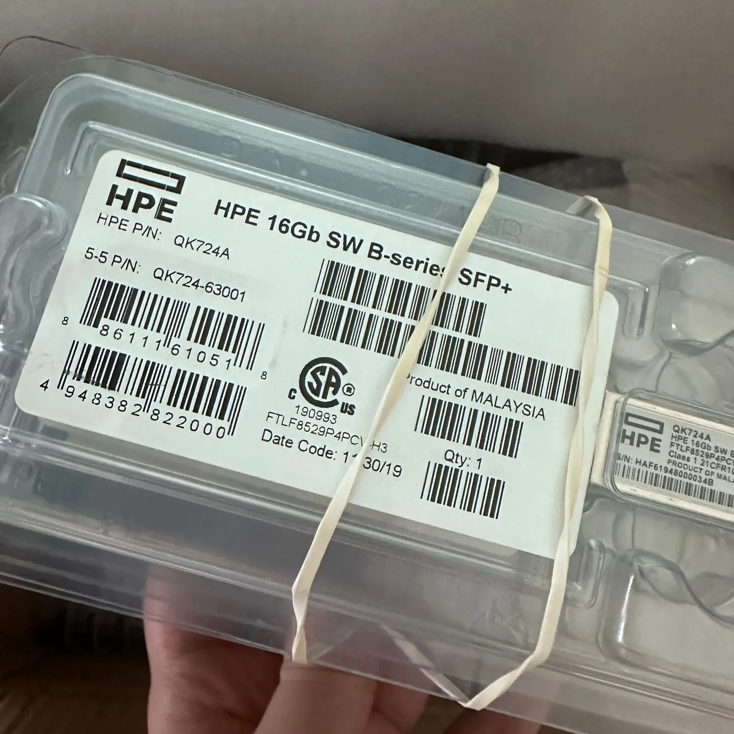 Networkmodule SFP  Memory10g 850nm 0.3km,10g Multi Optical Transceiver,Muti-mode QK724A-boxintelecom