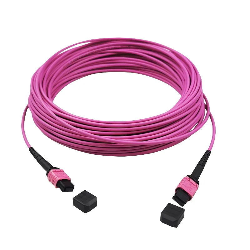 MPO OM4 50/125 Multimode Cable LSZH for WiFi 4G & 3G Networks Fiber Optic Patch Cord/Jumper-boxintelecom