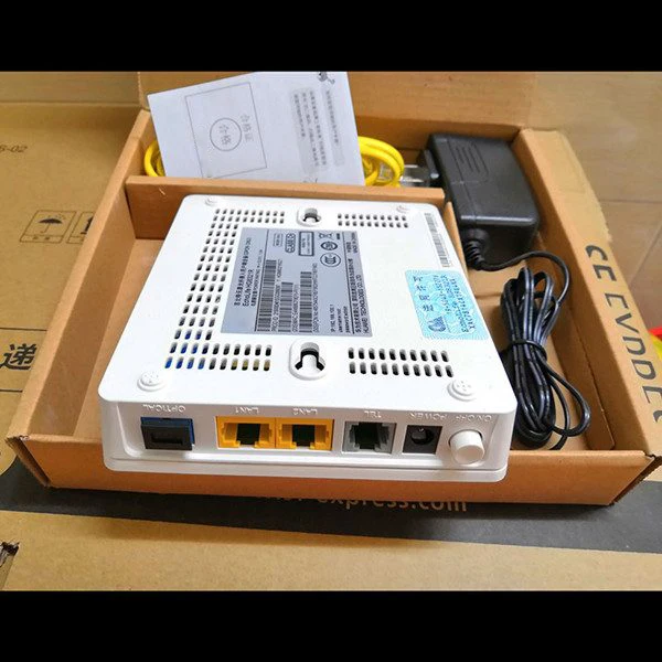 Cheap Onu HG8120C GPON FTTH 1GE+1FE+1POTS Single Band Energy Saving Wireless LAN New Firmware Version HW Original-boxintelecom