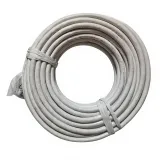 Wired Communication Cable Wire Leads Gray Coiled With Tie Wraps    SS-16-SMB-75-10