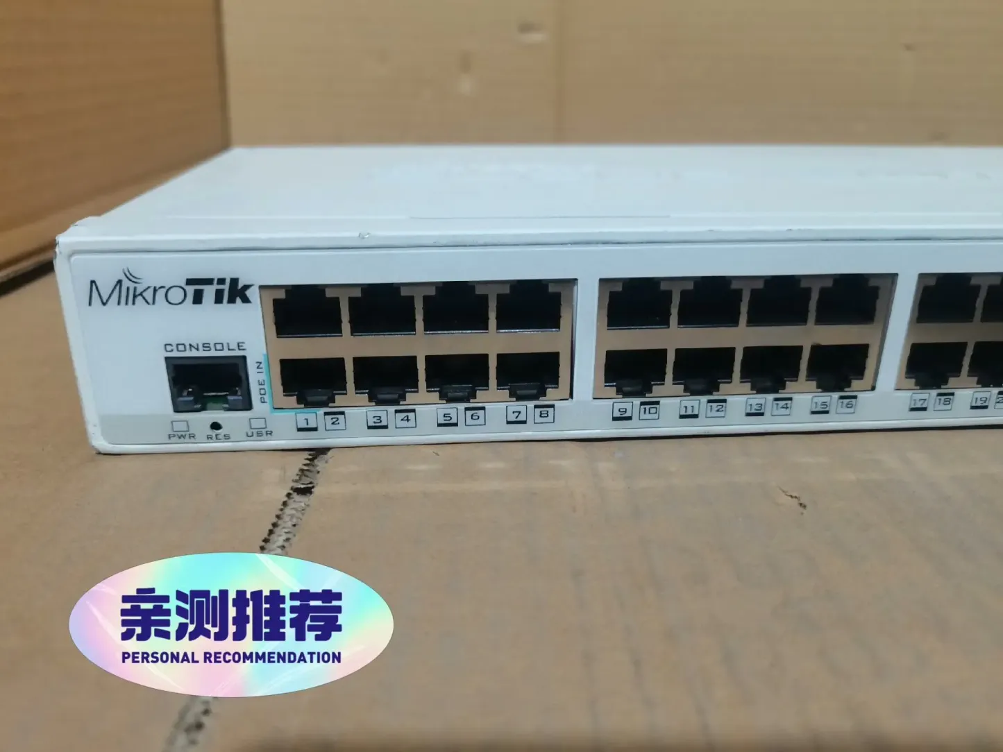 Mikrotik CRS226-24G-2S+RM enterprise 24 port intelligent gigabit optical network management switch-boxintelecom