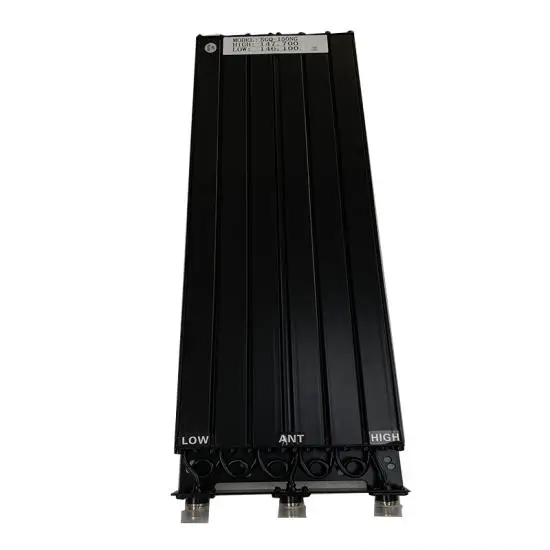Hot sale  VHF 146.1-147.7MHz 30W RF Cavity Duplexer Diplexer With N-Female Connector for DAS