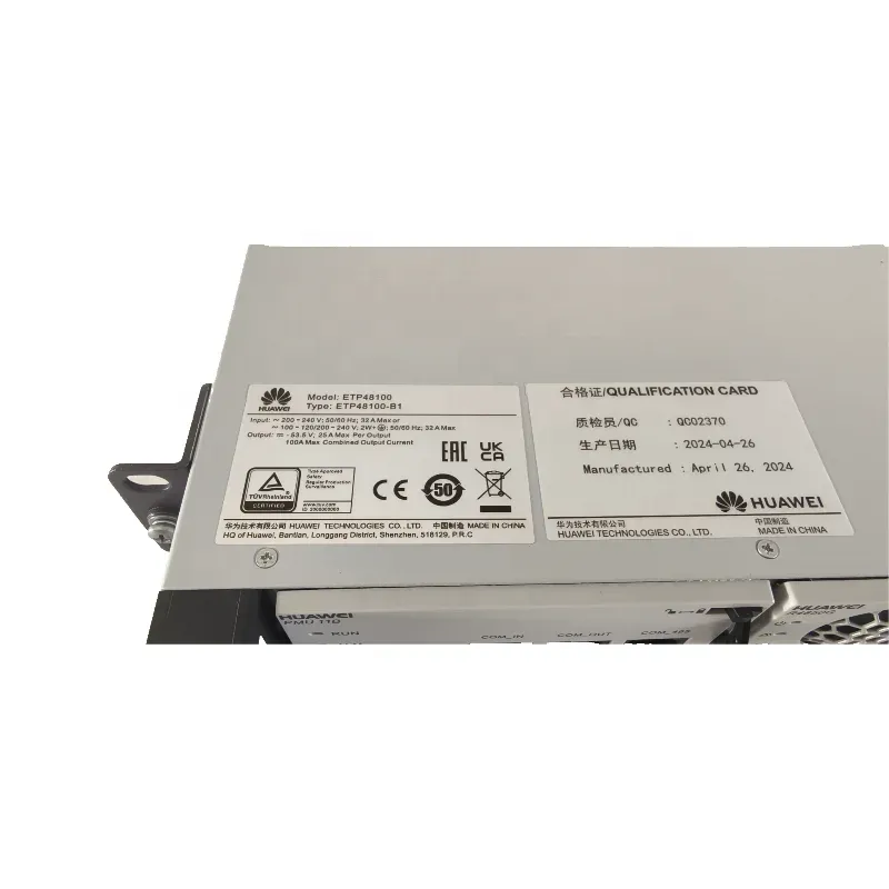 Communication Power Supply ETP 48100-B1 for Base Stations 12-Month Warranty High Quality-boxintelecom