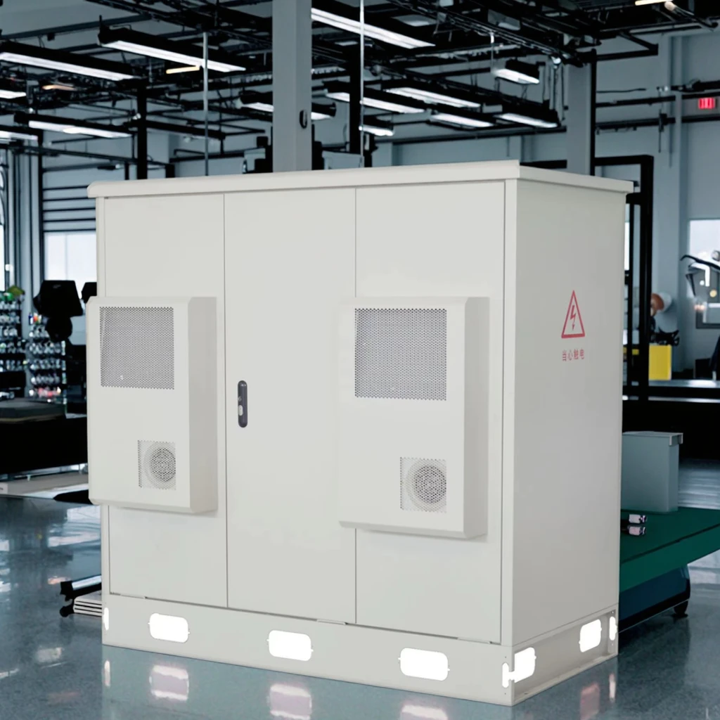 Outdoor 5G Base Station Cabinet 1.8 Meters Three-Room Integrated Stainless Steel Aluminum Electronic Instrument Shell IP65-boxintelecom