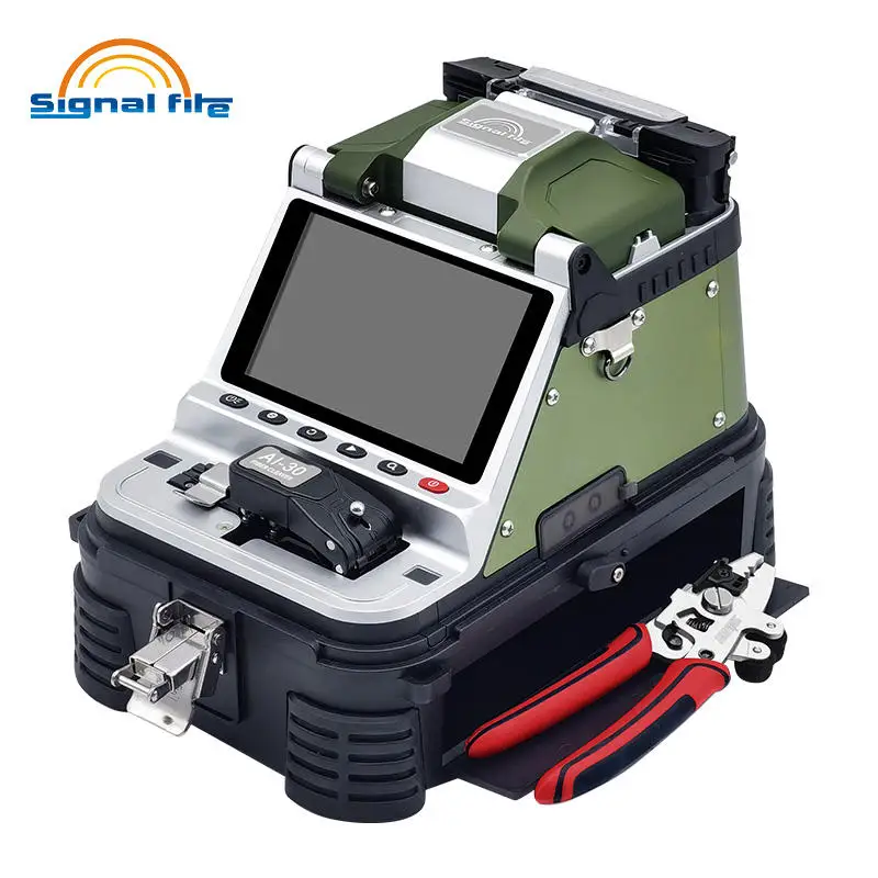 Fusion Splicer Machine AI-30 Fusion Machine FTTH Optical Fiber Optic Equipment Cable Patch Cord High Quality 6 Motors Network-boxintelecom