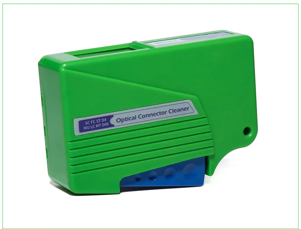 Optical Fiber Connector Cleaner with Fiber Optic Cleaning Cassette Box Telecom Power Produ