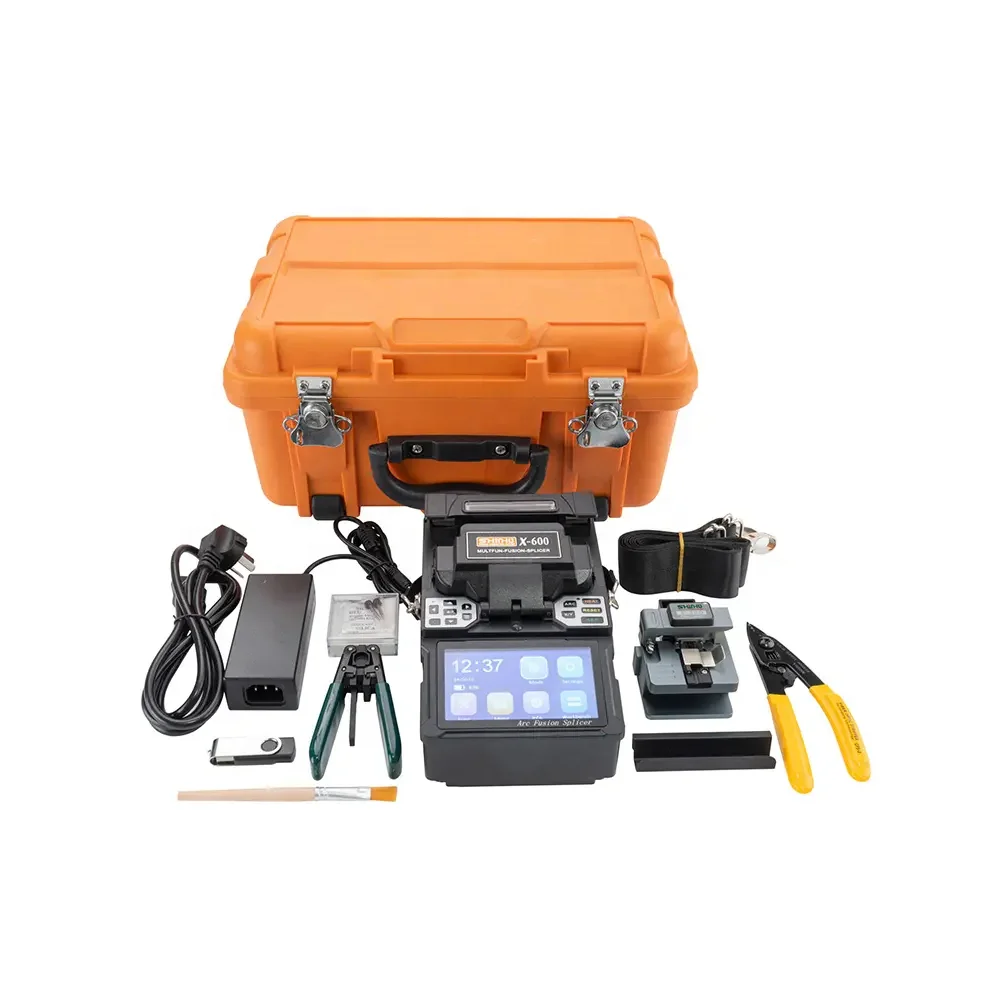 FTTH Splicing Equipment Shinho X-600 Optical Fiber Fusion Splicer Optic Fiber Cable Automatic Welding Machine-boxintelecom