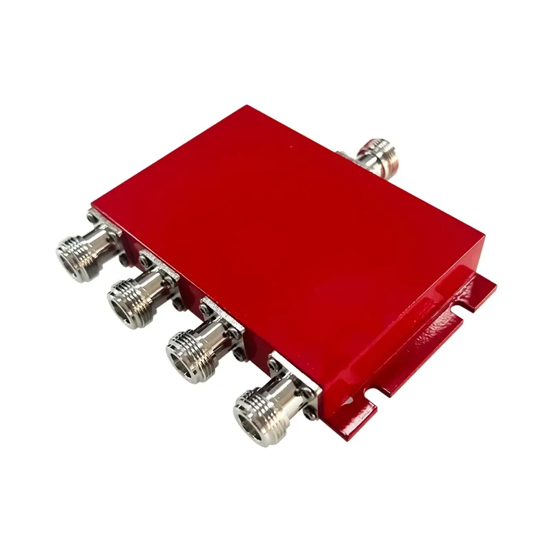 UHF 450-512MHz rf 4 way power splitter  N type power divider for BDA