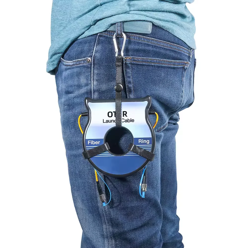 FTTH Optical Product Fiber Optic Tool SC/APC-SC/APC SM G652D 300M OTDR Launch Cable Ring-boxintelecom