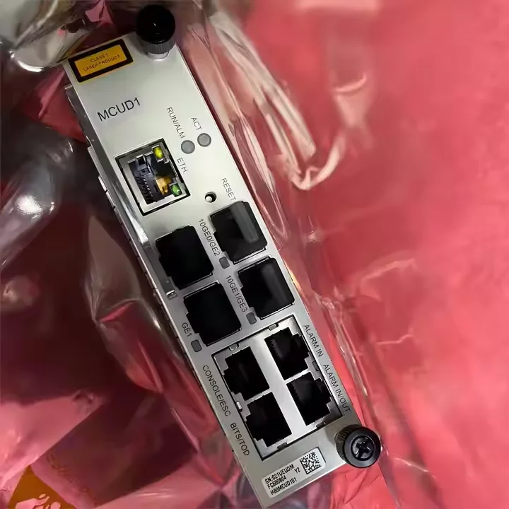 MCUD1 Small Unit Olt MA5608t Fiber Optic Equipment Control Board 2*10GE 2*1GE Epon Gpon Compatible 4G/5G/3G FTTH FTTx FTTB-boxintelecom