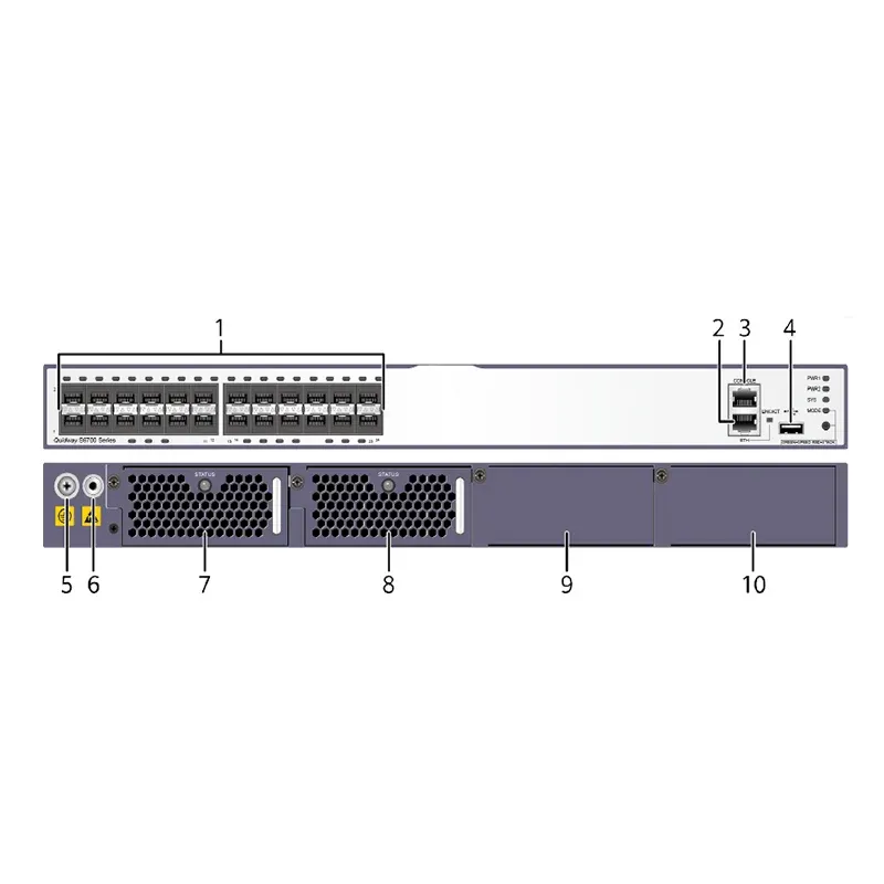 S6700-24-Ei 02352768 S6700 Series 24-Ports 10ge SFP+ 24 Port SFP Enterprise Ethernet Netwo
