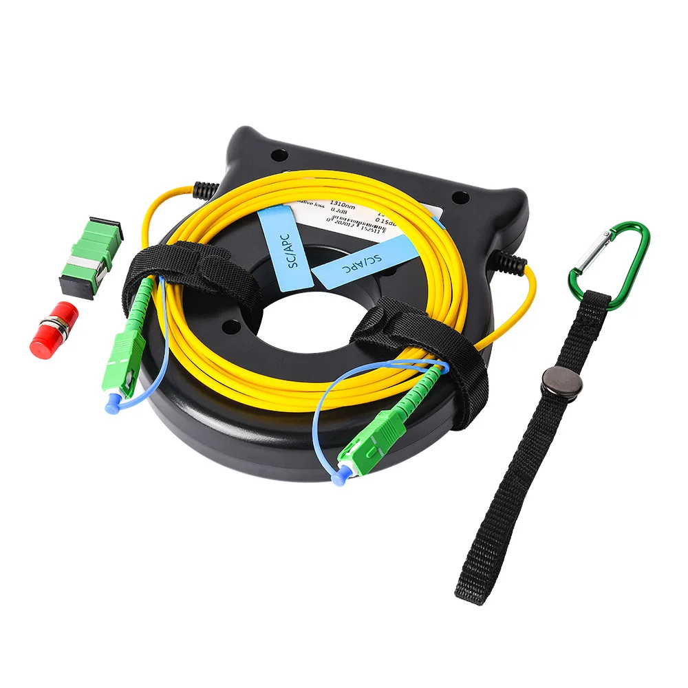 FTTH Singlemode   sc /upc - sc /upc Jumper  Otdr Launch Cable Box round  Box Type OTDR Launch Cable 1km/2km/3km-boxintelecom