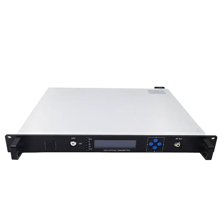 CATV Dual Power Supply 1550nm Direction Modulated Optical Transmitter