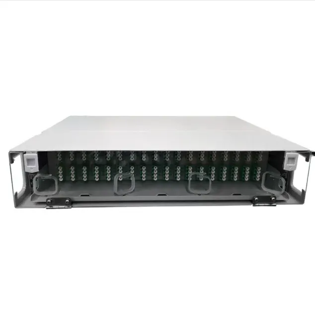 36 Port 144F 2U 19" Rack Mount Fiber Optic Patch Panel for Data Centers SC Duplex