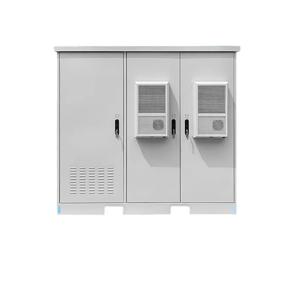 Customizable 5G Outdoor Aluminum Steel Three-Compartment Battery Cabinet IP55 Electronics Instrument Enclosure Stainless Steel-boxintelecom