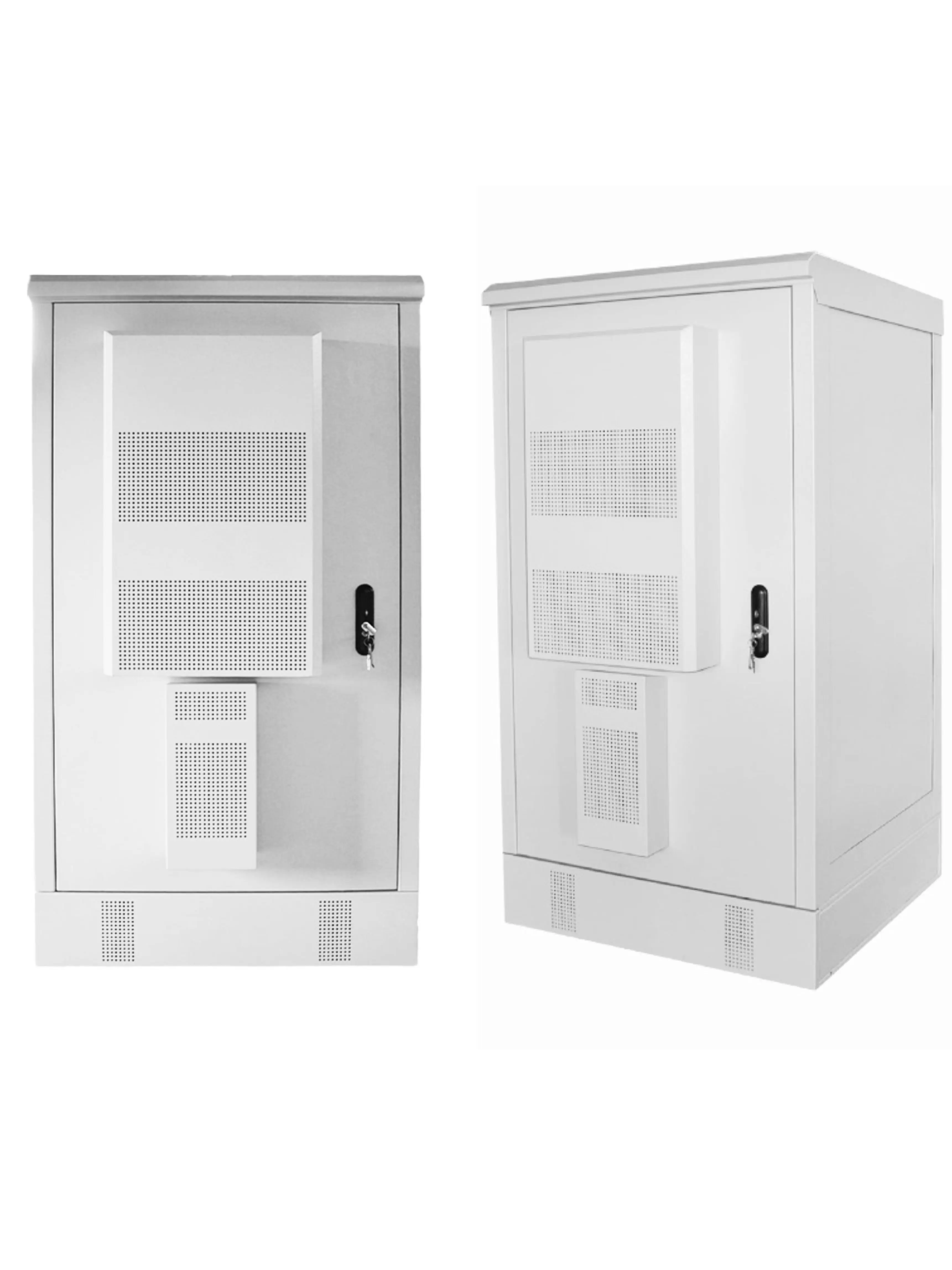 Integrated IP55 Waterproof Dustproof Cold Rolled Steel Powder Coated Outdoor Enclosure for Electronics Instruments Power Supply-boxintelecom