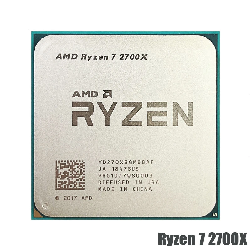 USED AMD 5 R5 2600 3.4 GHz Six-Core Twee-Thread 65W Socket AM4 CPU Processor-boxintelecom