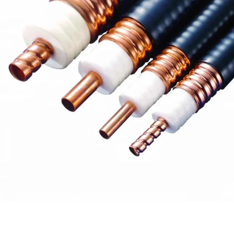 RF Feeder Cable Copper Aluminium Superflex 1/4" 3/8" 1/2" 7/8" 1 1/4" 1 5/8 50 Ohm Corruga