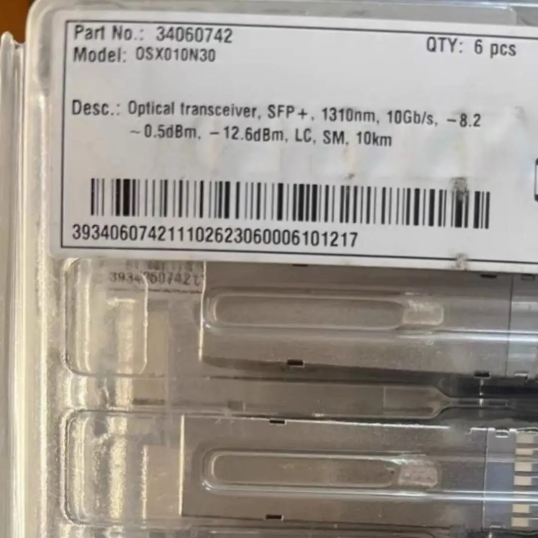 34060742 Optical Transceiver SFP+ 10G 10km 1310nm LC SM Optical Module OSX010N30