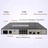 S2700-9TP-PWR-EI 02352335 Network Switch with 8 Ethernet 10/100 Poe+ Ports