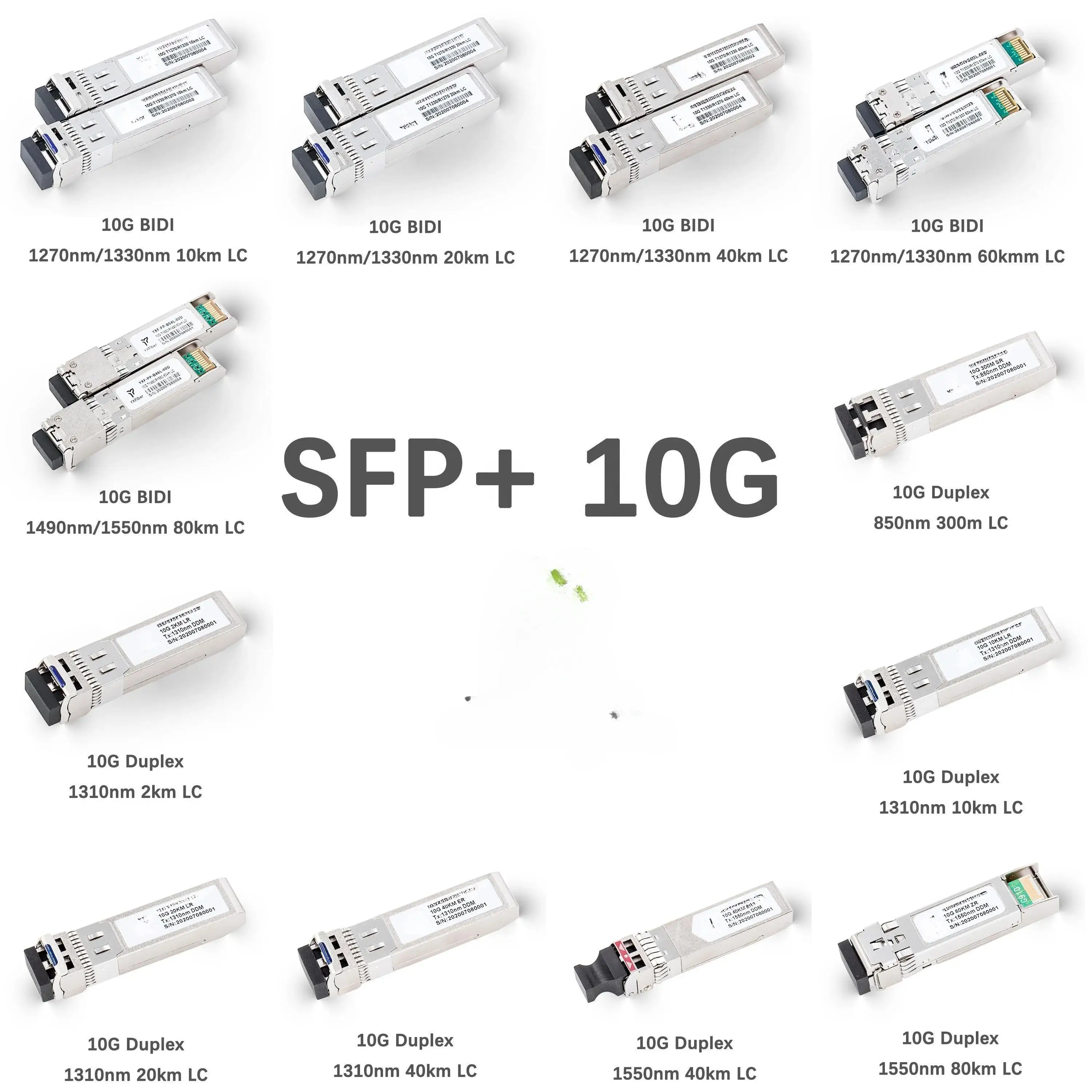 Factory High Quality SFP  XFP QSFP+ QSFP28 100g sfp xfp 120km Optical Transceiver manufacturing SFP Module Price-boxintelecom