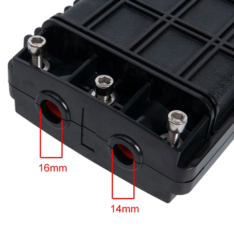 F008 FTTX Fiber Optical Horizontal Type 24/48/96 Cores Splice IP65 Coupling Enclosure Box 