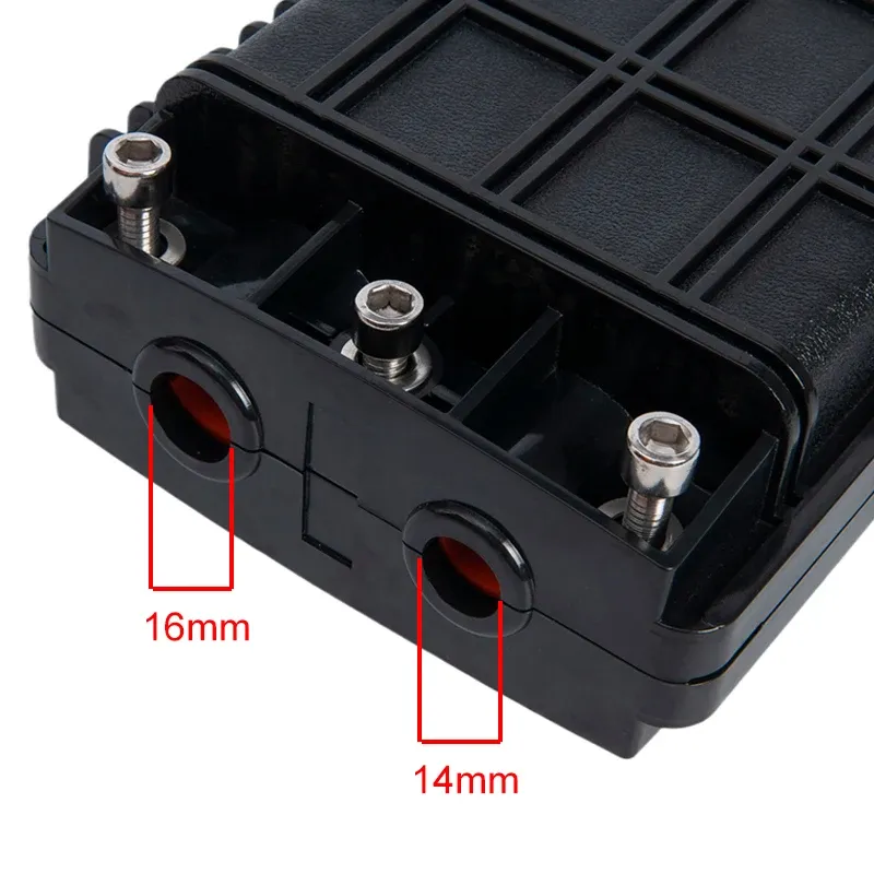 F008 FTTX Fiber Optical Horizontal Type 24/48/96 Cores Splice IP65 Coupling Enclosure Box 