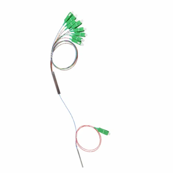 Unbalanced 1x2 Fbt Coupler with 1x8 Plc Pslitter Splicer 1x9 Mini Type SCAPC Fiber1x9  PLC Splitter-boxintelecom